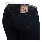 D´Sema Damen Straight Fit Gerades Bein Jeans Regular Fit Hüftjeans Hosen Damenjeans Women Frauen Hüft Hose