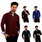 Herren Langarm- und Kurzarm Hemd
